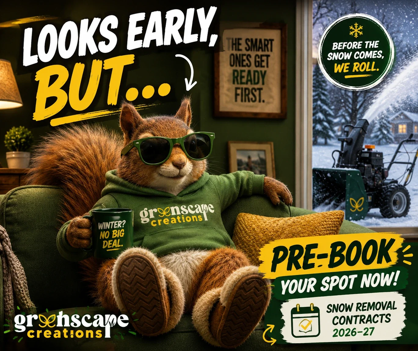 Early booking snow removal night - Greenscape Creations